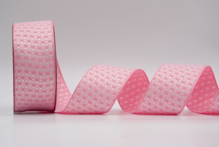Розовая сложная геометрический дизайн лента_K1776-209